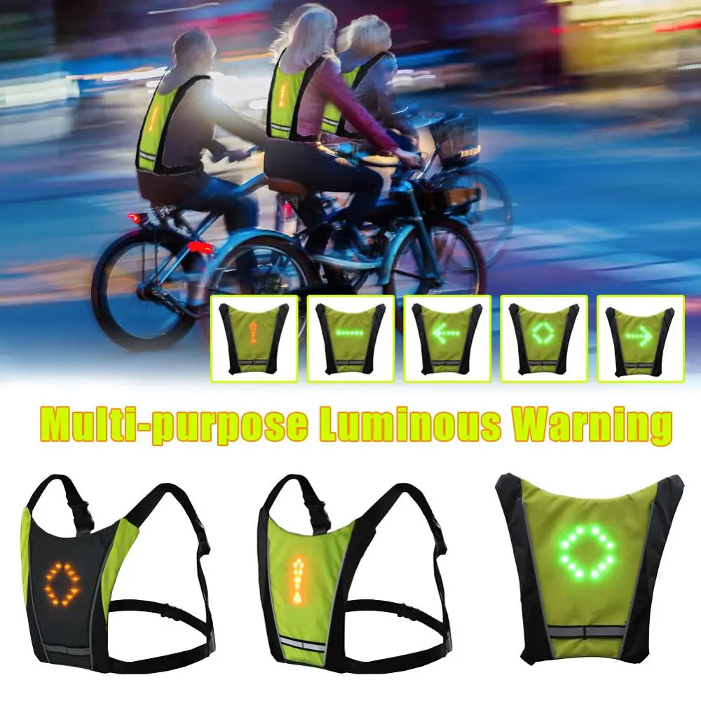 LED Cycling Safety Vest